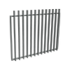 ProtectorAl 1201 - 1500 x 1200mm Monument Aluminium Radiator Garden Gate