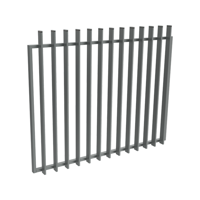 ProtectorAl 1201 - 1500 x 1200mm Monument Aluminium Radiator Garden Gate