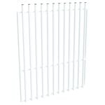 ProtectorAl 1201-1500W x 1800H Pearl White Aluminium Batten Garden Gate