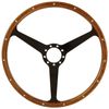 Classic 3 Spoke 15 Inch Wood Rim Steering Wheel suits Aston Martin DB2 DB3 DB4