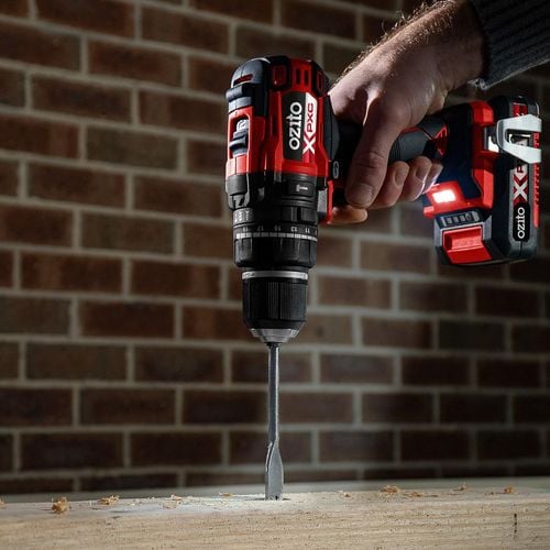 Ozito PXC 18V 13mm Cordless Brushless Hammer Drill Kit PXBHDK 250 Bunnings Australia