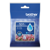 Brother LC531C Cyan Ink Cartridge for DCP-J1310DW DCP-J1360DW DCP-J1260W (200 Pages)