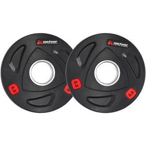METEOR 2.5kgx2 Rubber Olympic Weight Plates