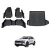 AUSGO Floor Mats & Boot Liner Set for KIA Sportage Hybrid NQ5 PE 2025-Onwards Without Subwoofer Car Floor Liners Cargo Mat