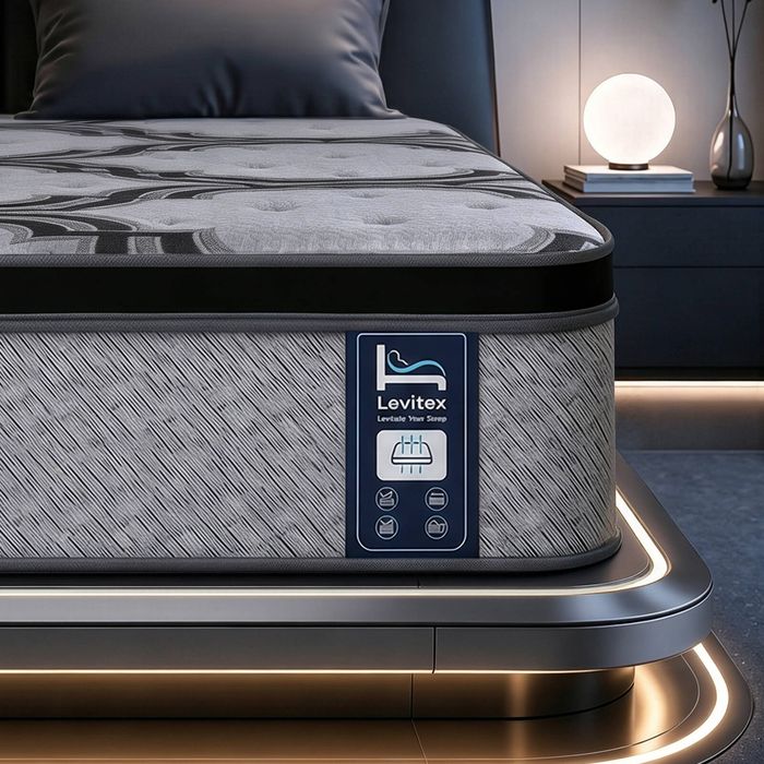Levitex Single Mattress 34 cm 5-Zone Pocket Spring with Latex & Memory Foam