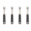4x MasterCraft 19cm Soft Grip Nylon/Stainless Steel Apple Corer/Pitter