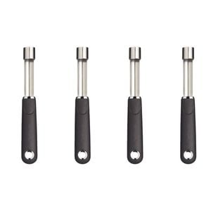 4x MasterCraft 19cm Soft Grip Nylon/Stainless Steel Apple Corer/Pitter