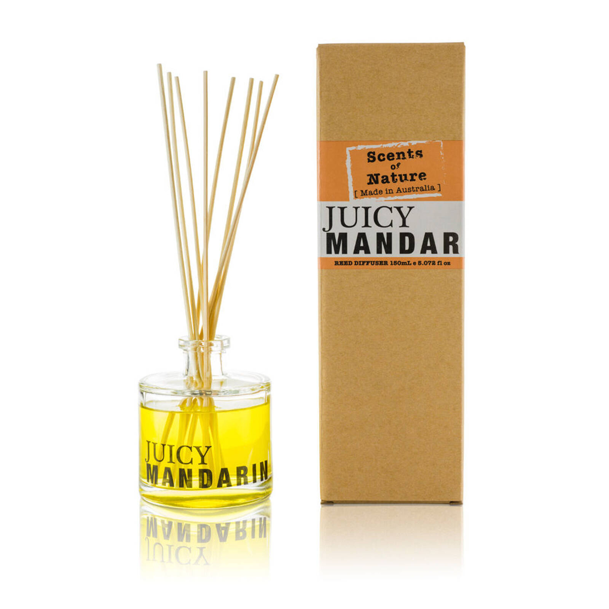 Scents Of Nature Juicy Mandarin Reed Diffuser Light Floral Scent 150ml ...