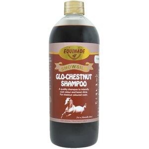 Equinade Showsilk Glo Chestnut Shampoo Animal Coat Colour Treatment 1L