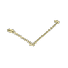 Nero 32mm Brushed Gold Mecca Care 45 Degree DDA Grab Rail Set