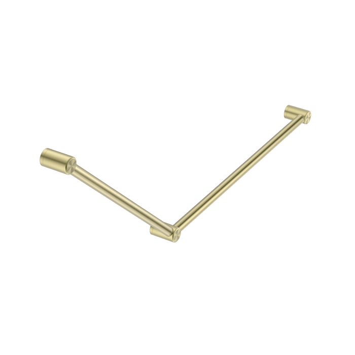 Nero 32mm Brushed Gold Mecca Care 45 Degree DDA Grab Rail Set