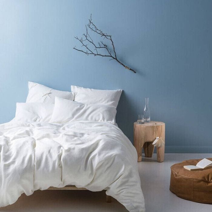 Linen House Nimes White Quilt Cover Set - Queen