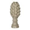 Belle Ceramic Artichoke Sculpture Short 12x27cm - Brown
