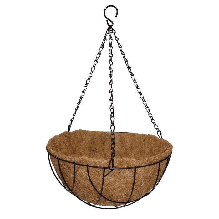 All Set 30.5cm Steel Wire Hanging Basket