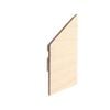 DECO 50 x 80mm Curly Birch Angle Left DecoBatten End Cap