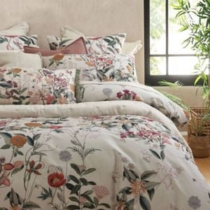 MM Linen 300TC Calloway Spring Floral Print Quilt Duvet Cover Set King