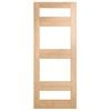 Corinthian Moda Clear Glass White Oak Internal Door AMODG13 - 920mm x 2340mm x 35mm