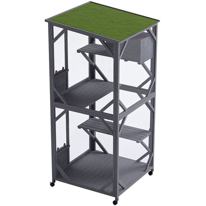Advwin 186cm Cat Condo House Waterproof Cat Cage Enclosure Kitty Catio Pet