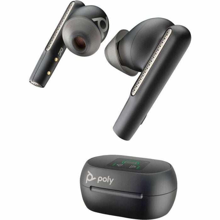 Poly Voyager Free 60+ UC Earbuds Carbon Black