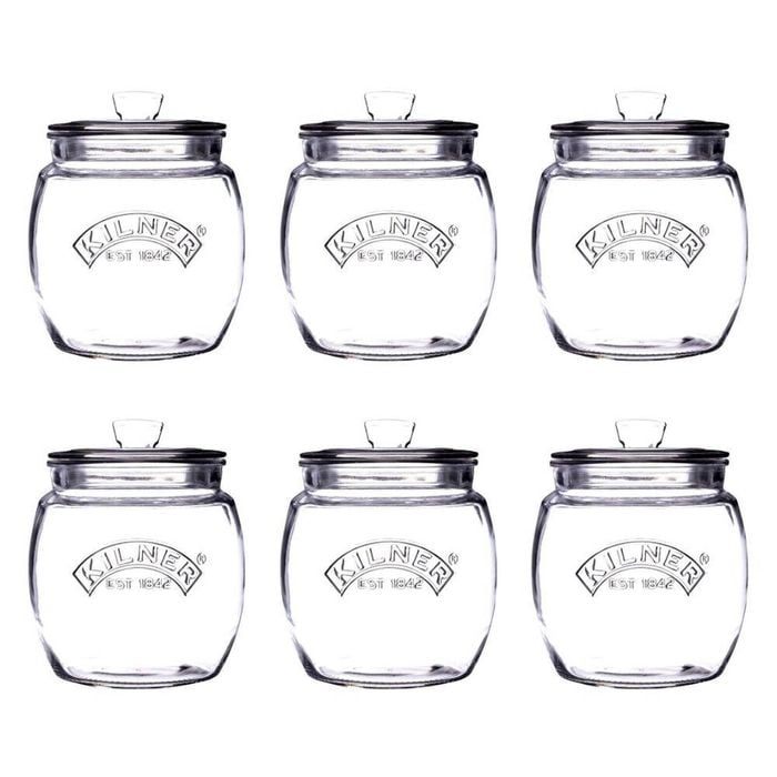 Kilner Universal Storage Jar 850ml Set of 6