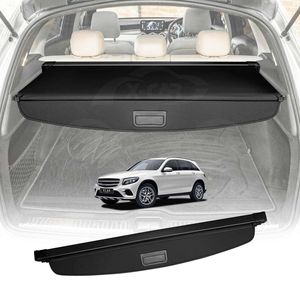 Retractable Cargo Cover For Mercedes-benz Glc 2015-2022 Rear Rack Partition Shelter Canvas Trunk Luggage Security Shield