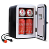 Koolatron 4l Black Retro Mini Fridge Portable Refrigerator Personal Cooler