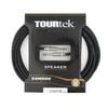 TourTek 0.35m Male Cable Connector For Speaker Audio System Black