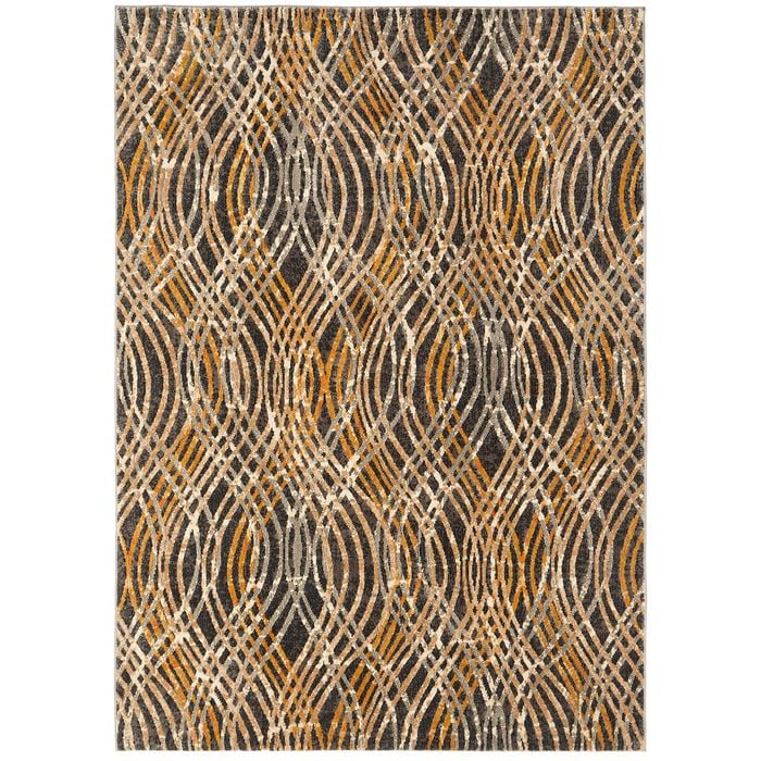 The Rug Connection Fantasy Rust 290x200cm - Large Pet Friendly Indoor Floor Rug