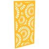 ProtectorAl 300-1200w x 1201-2400h Dark Yellow/Gloss White Sunburst Unframed Composite Deco Panel
