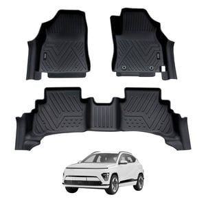 AUSGO Car Floor Mats for Hyundai Kona Petrol SX2 Series 2023-Onwards All-Weather Floor Liners