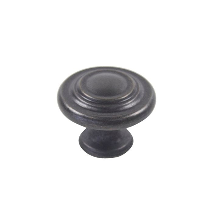 Sylvan 30 x 25mm Antique Black Lincoln Cabinet Knob