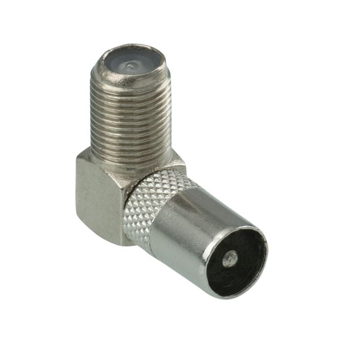 Antsig PAL Plug - F Socket Right Angle
