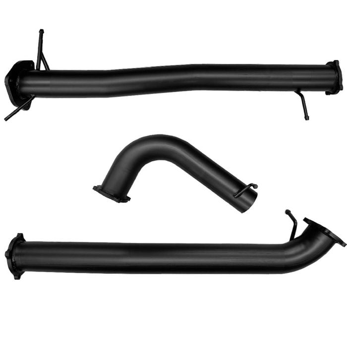Ignite Exhausts Dpf Back For Ford Ranger Next Gen 3l V6 Td 3.5 Inch With Pipe Only Black Aluminised Steel