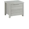 Bedside Table 2 drawers  Storage Table Night Stand MDF in White Ash
