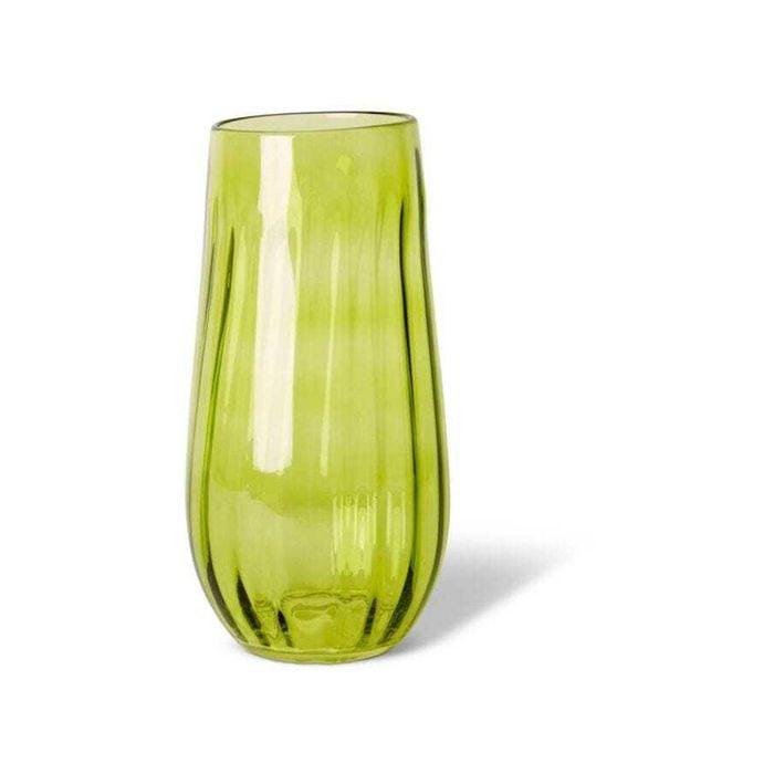 E Style 35cm Glass Demi Tall Flower Vase Decor - Smoky Green