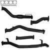 Ignite Exhausts Turbo Back For Toyota Landcruiser 79 Series V8 D/cab Cat & Straight Pipe Only 409 Stainless Steel