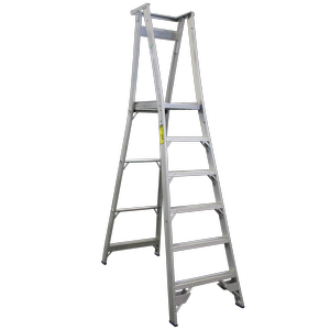 INDALEX 1.8m Industrial Aluminium 180KG Pro Series Platform Ladder