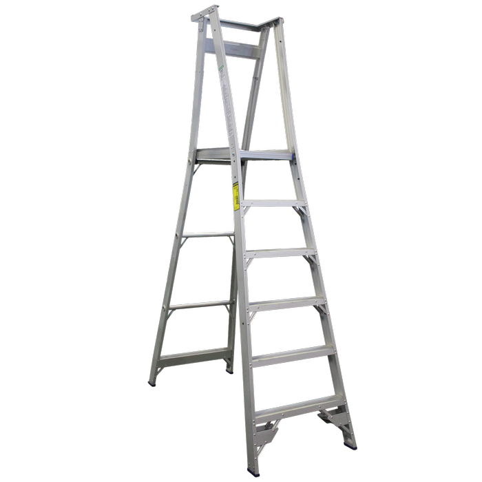 INDALEX 1.8m Industrial Aluminium 180KG Pro Series Platform Ladder