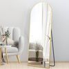 OAKORY 162x53cm Arched Full Length Mirror Full Body Gold
