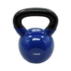 16kg Russian style Cast Iron Vinyl Kettlebell Weight