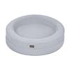 PaWz XXL Size Memory Foam Donut Dog Bed - Light Grey
