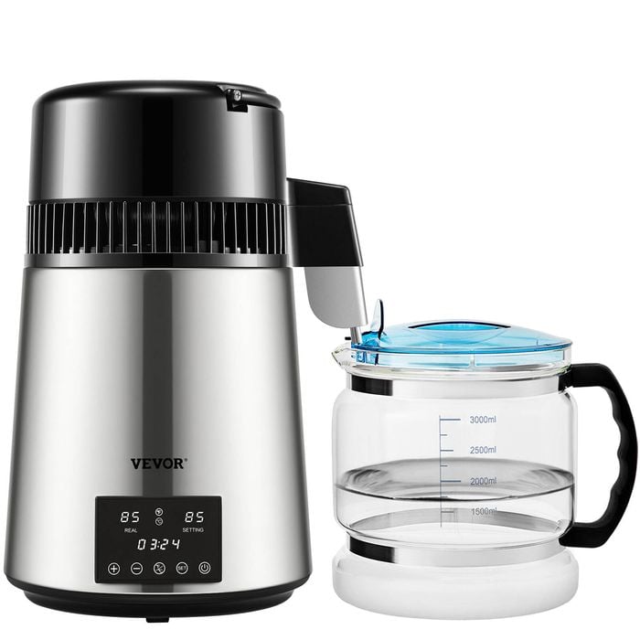 Vevor Water Distiller Maker Silver with Timing Dual-Temp for home