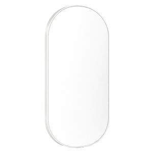 Barelli 1200 x 600mm Signature High Specification Ravello Pill Shaped White Framed Mirror