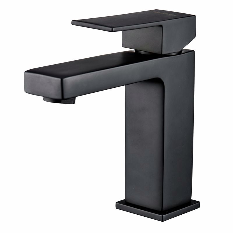 Mondella Black Matte Rococo Basin Mixer - Suitable For Unequal / Mains Pressure