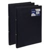 2x Marbig Pro Flexibinder 2 O-ring Binder A4 File Document Organiser 20mm Black