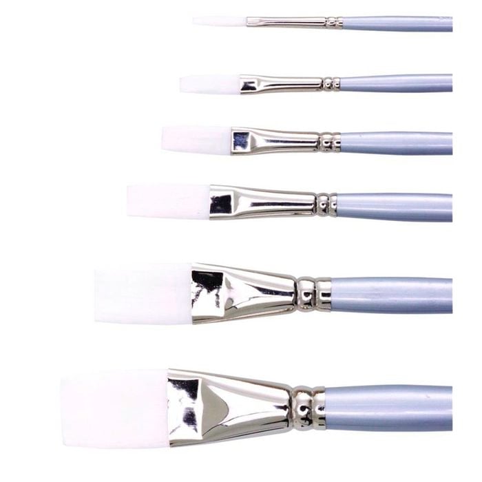 Jasart Size 3/4 Long Synthetic Paint Brush White