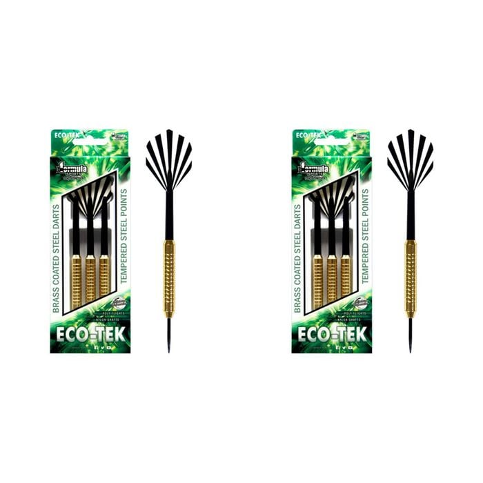 2x 12pc Formula Sports 20g Eco-Tek Brass Coated Steel Darts