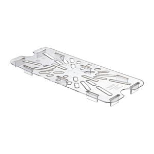 Cambro Gastronorm Drain Shelf Polycarbonate Clear 1/3 Size Commercial Kitchen Food Storage