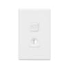 Deta Switched Fixed Cable Outlet - Single Pack