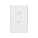 Deta Switched Fixed Cable Outlet - Single Pack